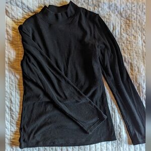 Klassy Network Brami Long sleeve Mock Neck T-shirt XL Black